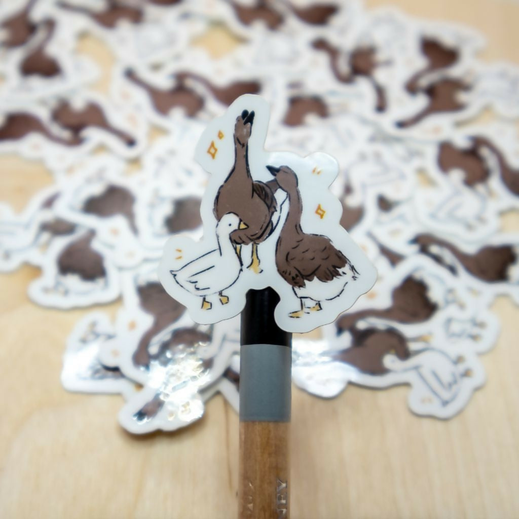 Geese & Duck Sticker