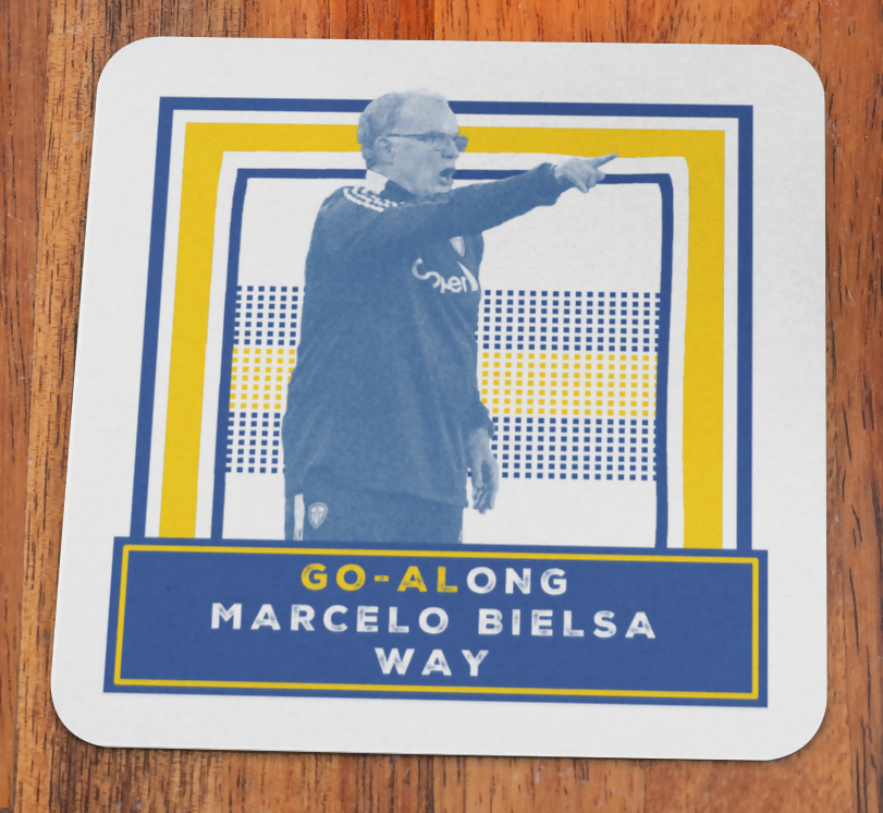 Leeds Utd Mug & Coaster Set BIELSA Design