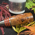 Hand Turned Elm Burr Wine Bottle Stopper