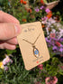 FORGET ME NOT DROP GOLD NECKLACE