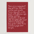 So Many Great Days Print in Red