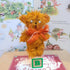Stern Fluffy Teddy On Vintage Block Ornament