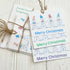 Set of 6 Christmas Seed Gift Tags - 'Jolly Snowmen'