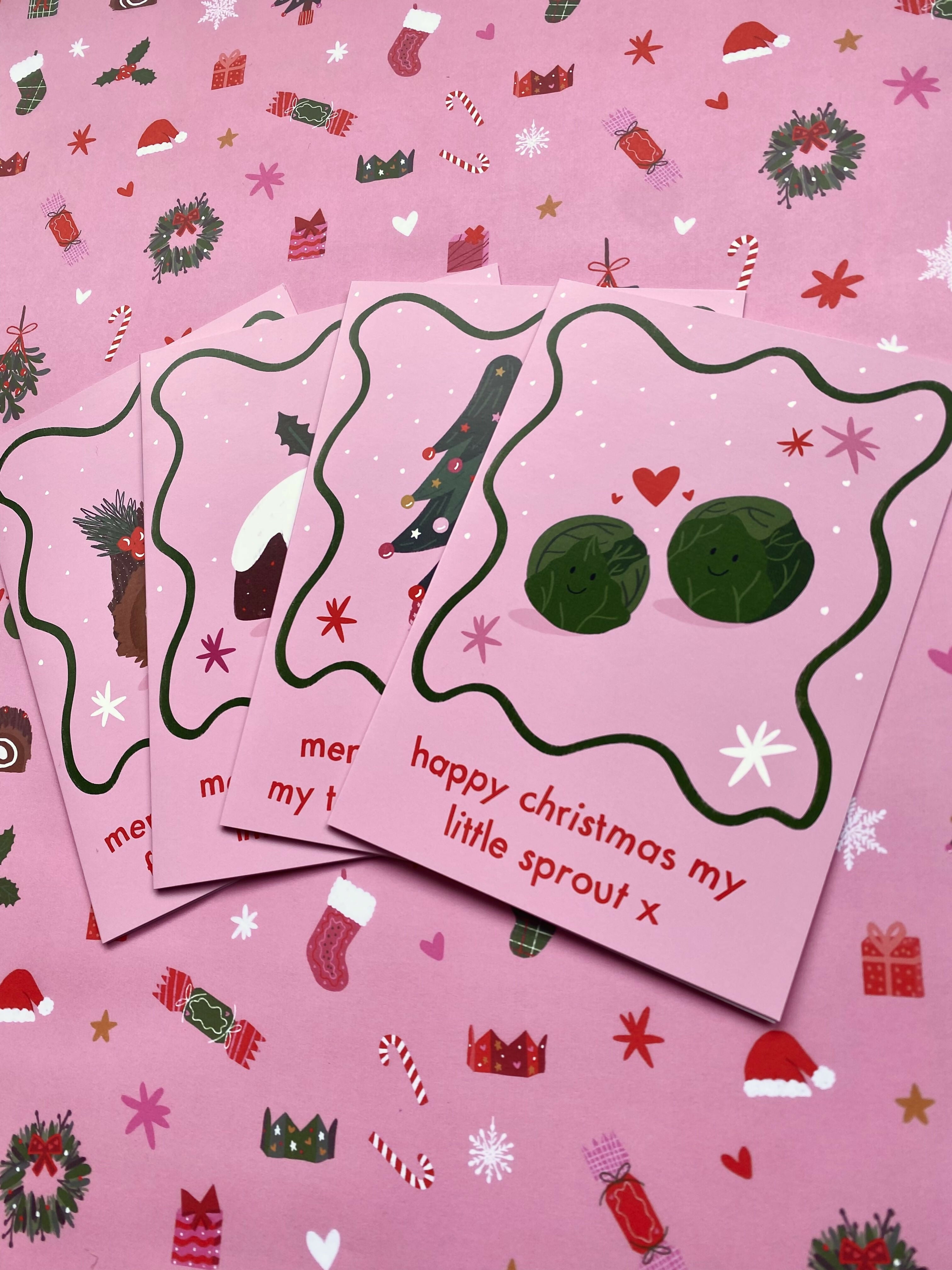Happy Christmas My Little Sprout card