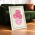 Gerbera Flower Vase Print