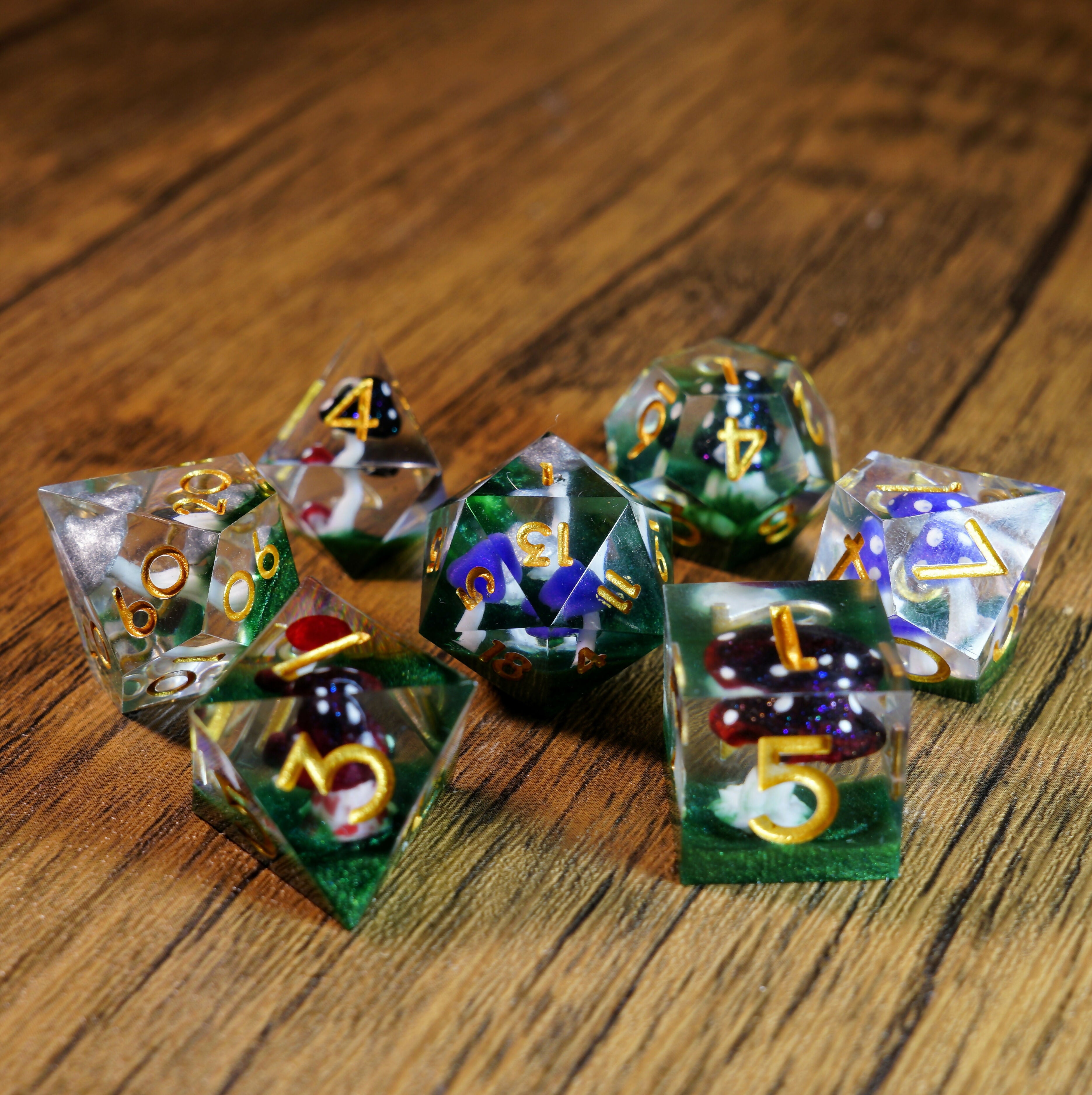 Shrooms Dice Set