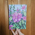 Pink Camelia Greetings Card