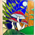 Stained Glass Panel - 'Woodland at Night'