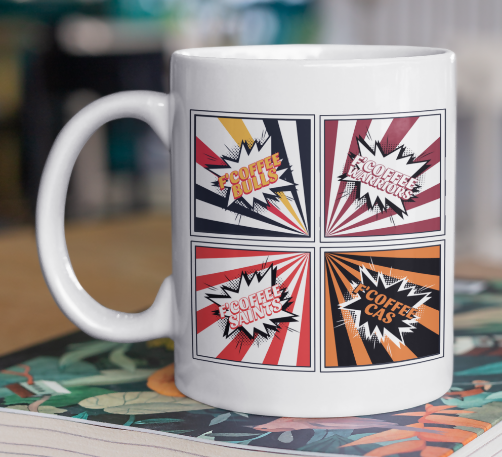 Leeds Rhinos Mug F'COFFEE Design