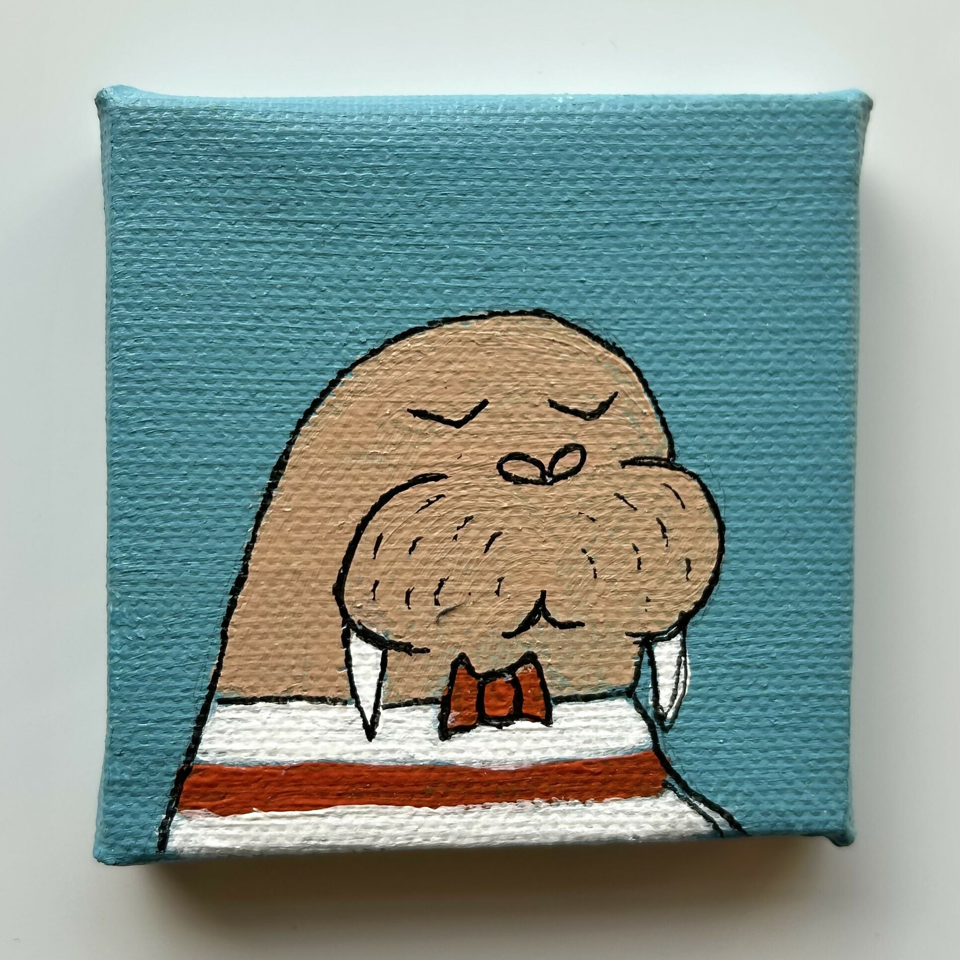 Animal Portraits Mini Canvases Original Artwork