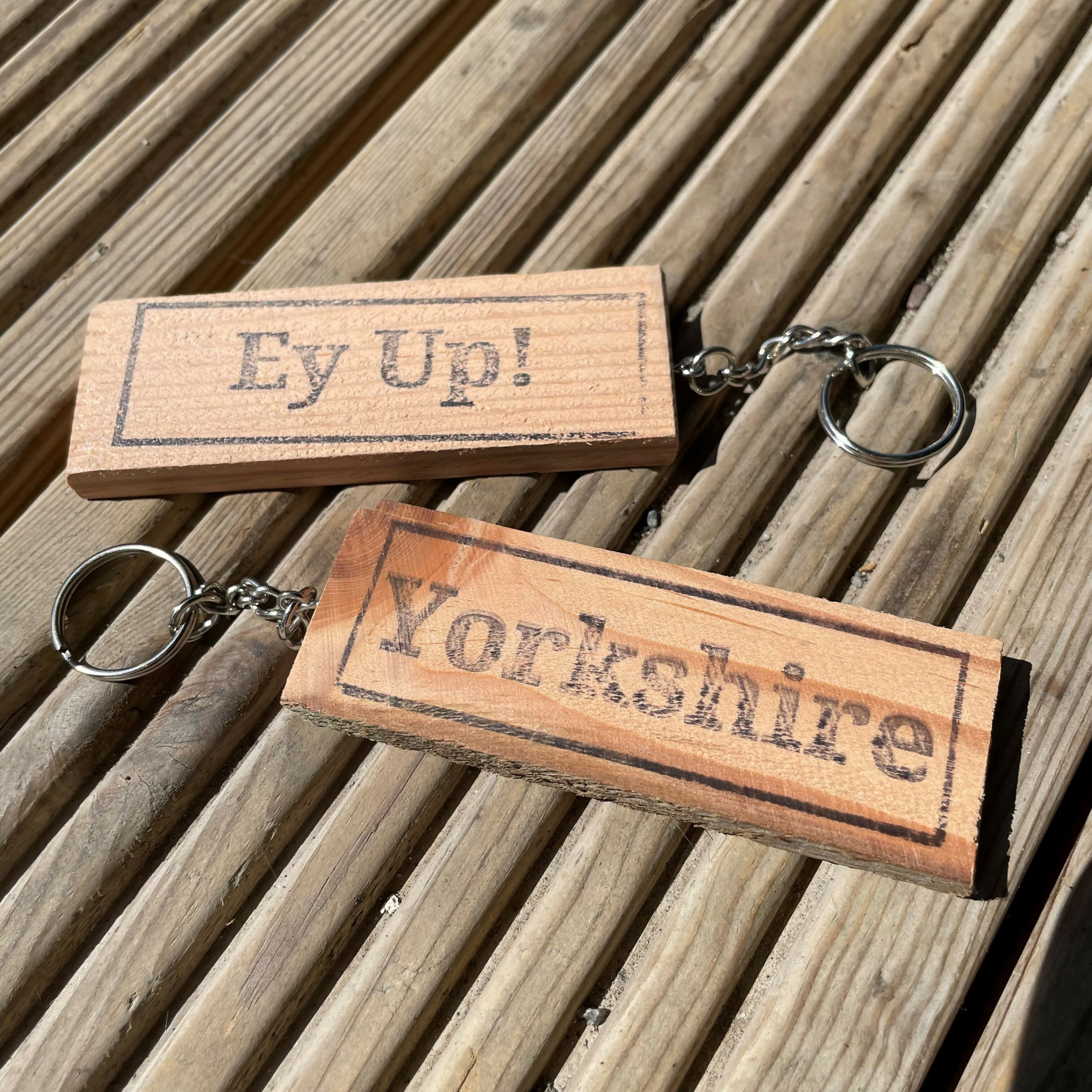 Yorkshire Ey Up! Keyring