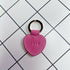 Heart Shaped Leather Keyring - LOVE