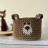 Crochet Bear Basket