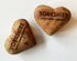 Yorkshire Inspired Gift - Engraved Rustic Solid Olive Wood Heart