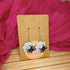 Halloween Spider Web Dangle Polymer Clay Earrings