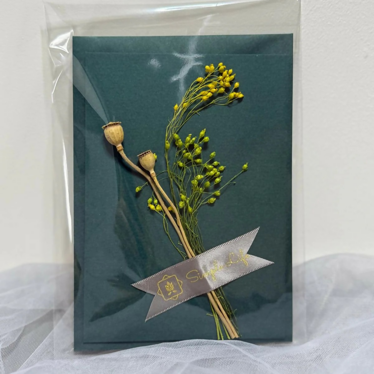 Preserved Flower Greeting Card