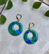 Ocean Dream Collection Round Polymer Clay Earrings