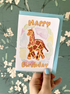 Happy Birthday Giraffe Card