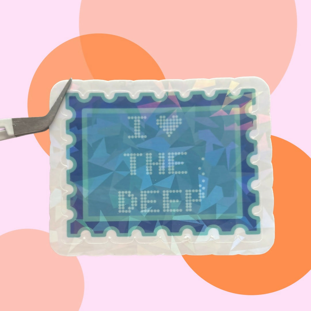 I Love The Deep Sticker