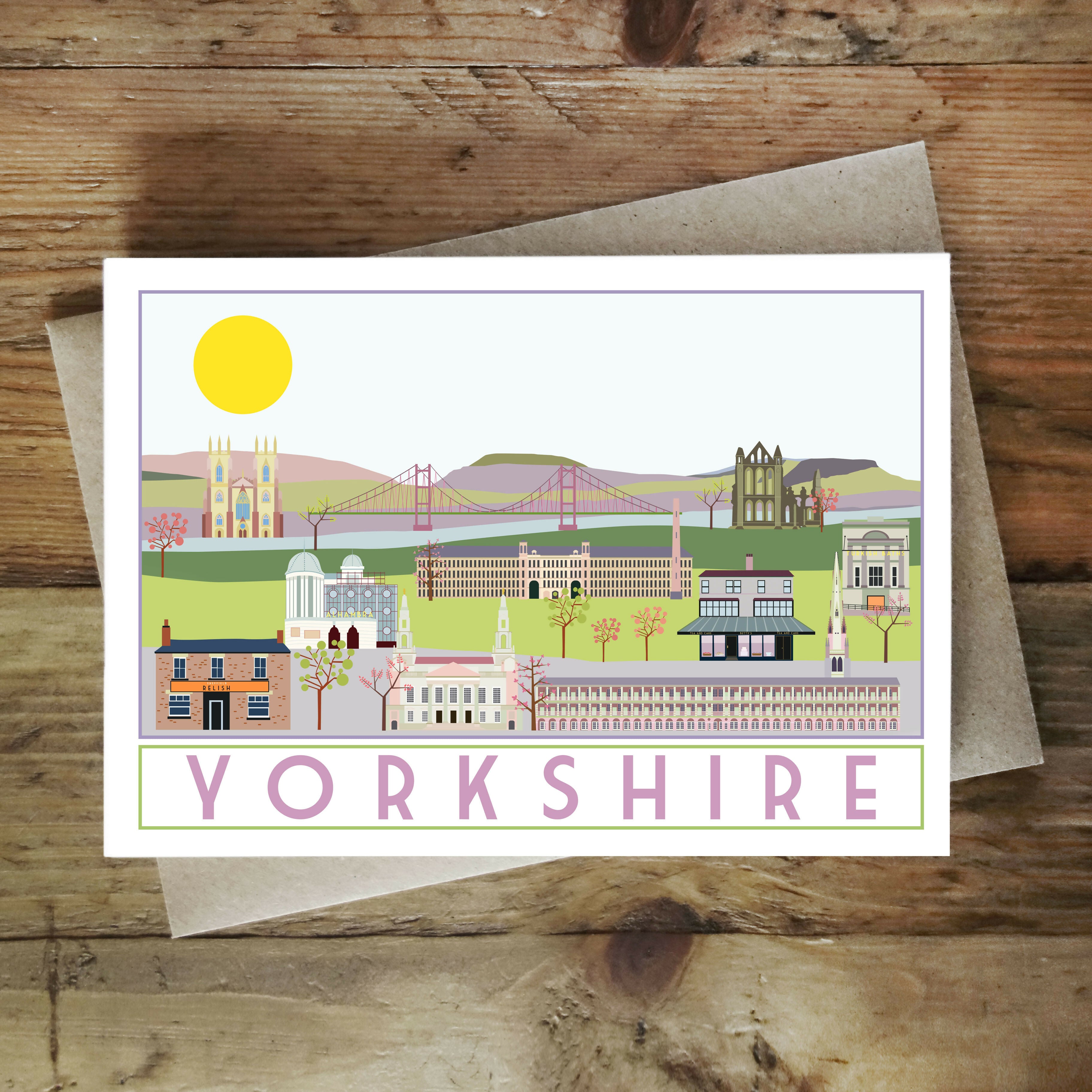 Yorkshire II Greetings Card