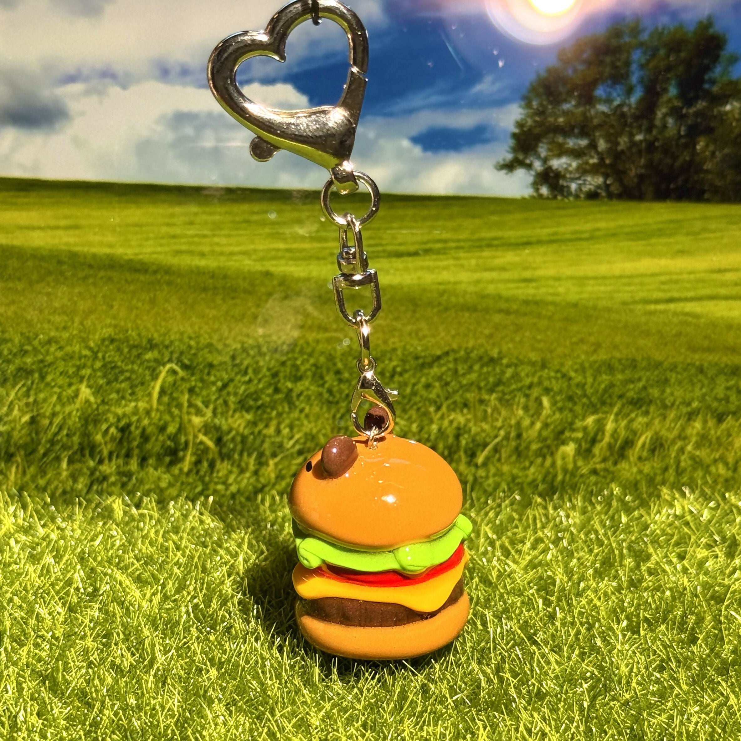 CapyBurger Keychain