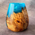 Mappa Burr & Turquoise Resin Hollow Form