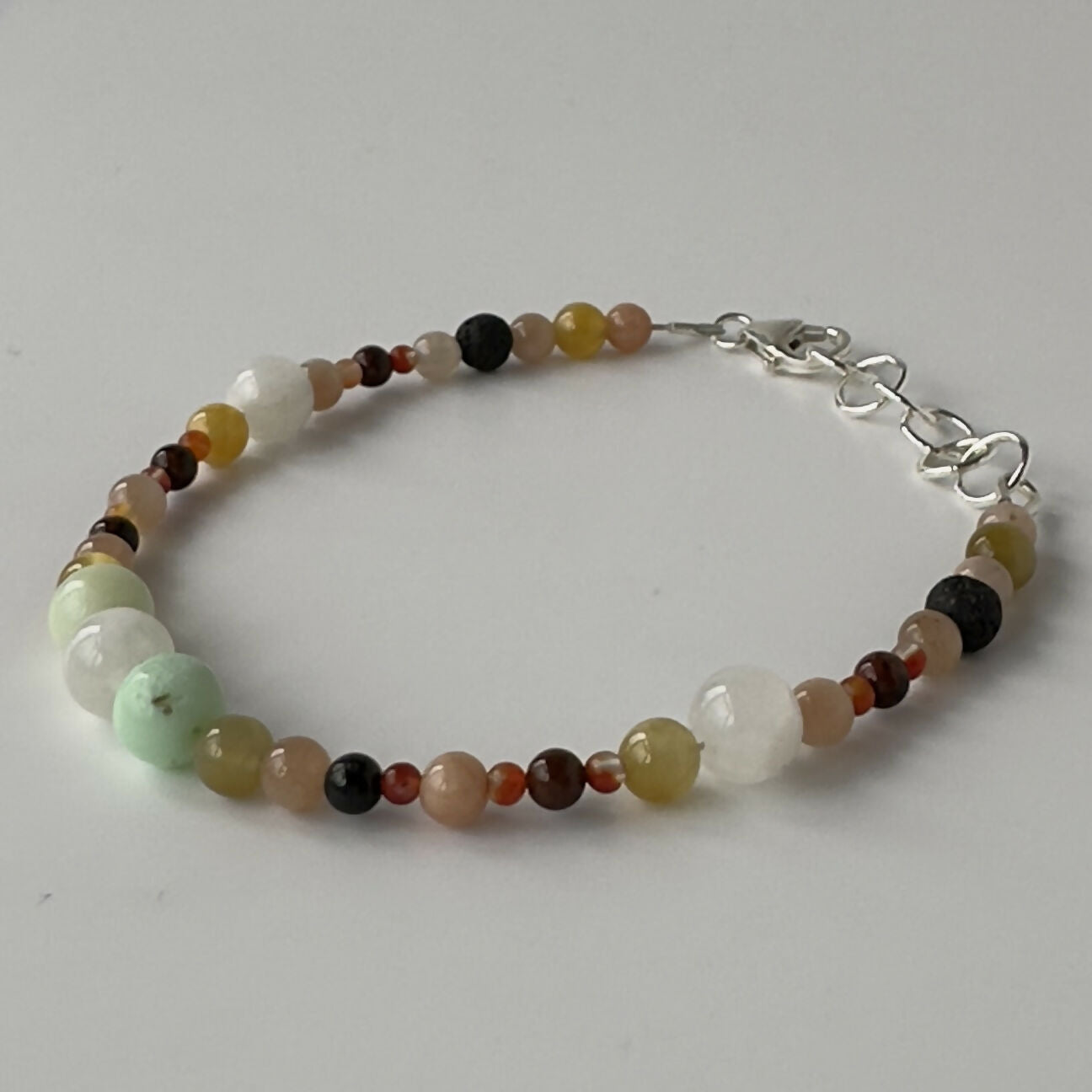 PULSE BRACELET | STERLING SILVER & STONE BRACELET FOR CREATIVE FLOW