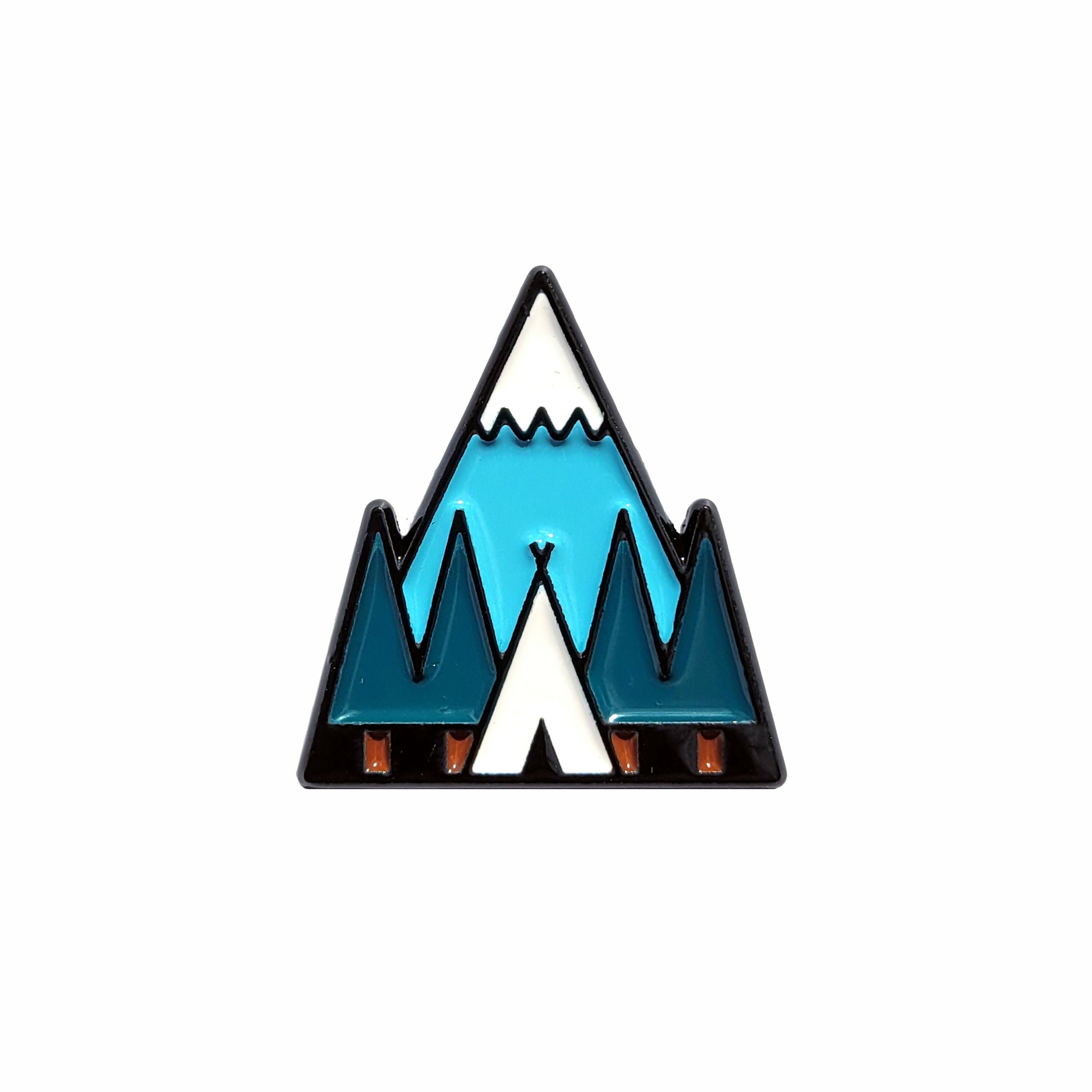 Tent, Pin Badge