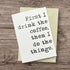 First Coffee Card