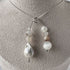 INFINITE PENDANT | STERLING SILVER & STONE PENDANT FOR AWARENESS WITH BAROQUE PEARL