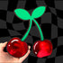 Cherry Mirror Wall Art