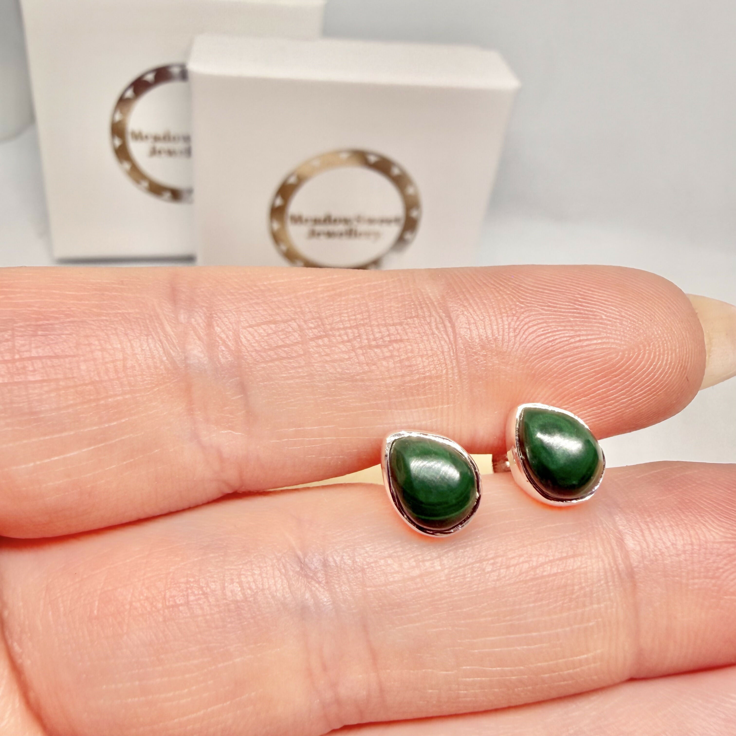 MALACHITE EARRINGS