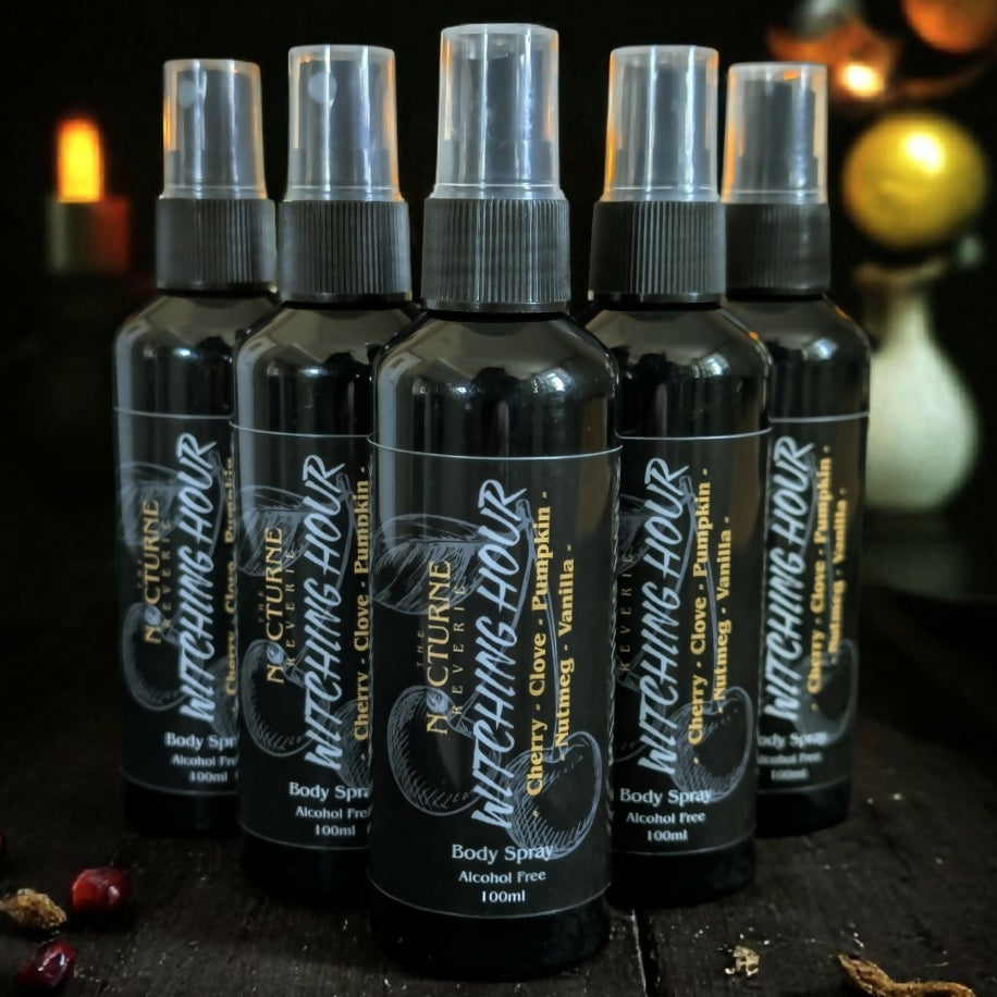 Cherry, Clove, Pumpkin & Nutmeg Body Spray/Mist, Alcohol Free