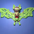 3D Printed LARGE: Articulated Sensory Fidget Animal friends Bat & Vampie Bat 26cm