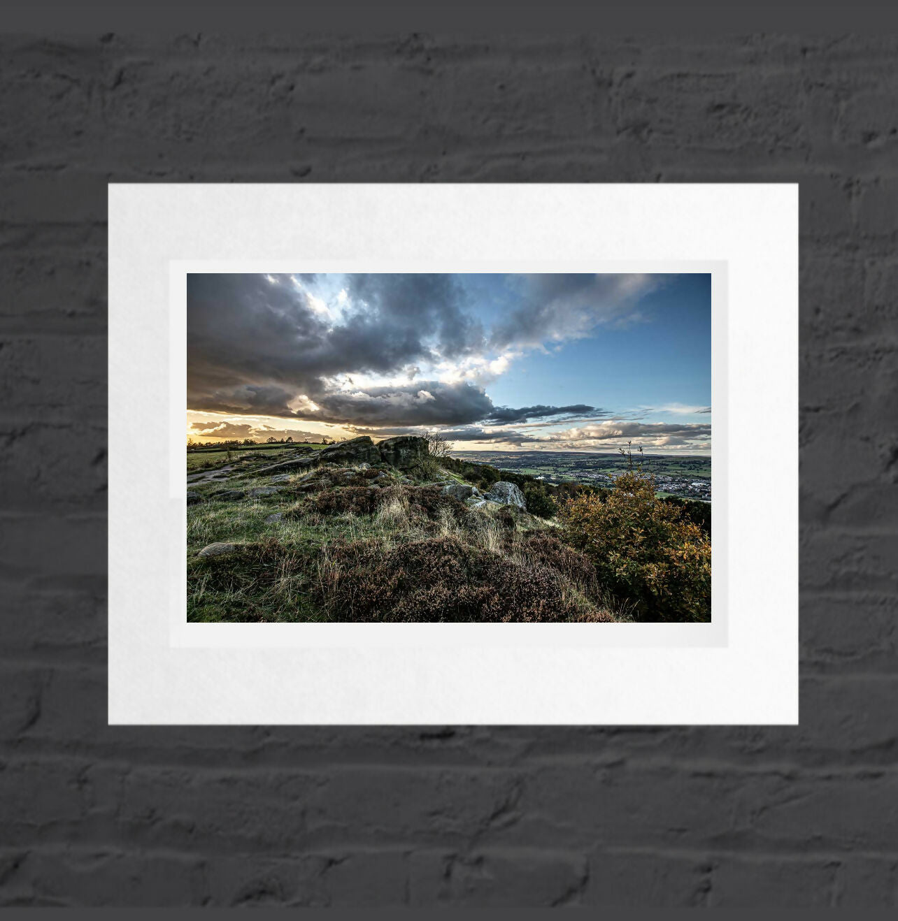 Otley Chevin 'Surprise View', Mounted Photographic Print