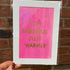 Still Fabulous - Medium Mini Print 12.5cm x 17.5cm