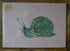 Snail Lino print