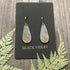 COPPER EARRINGS WITH VERDIGRIS PATINA