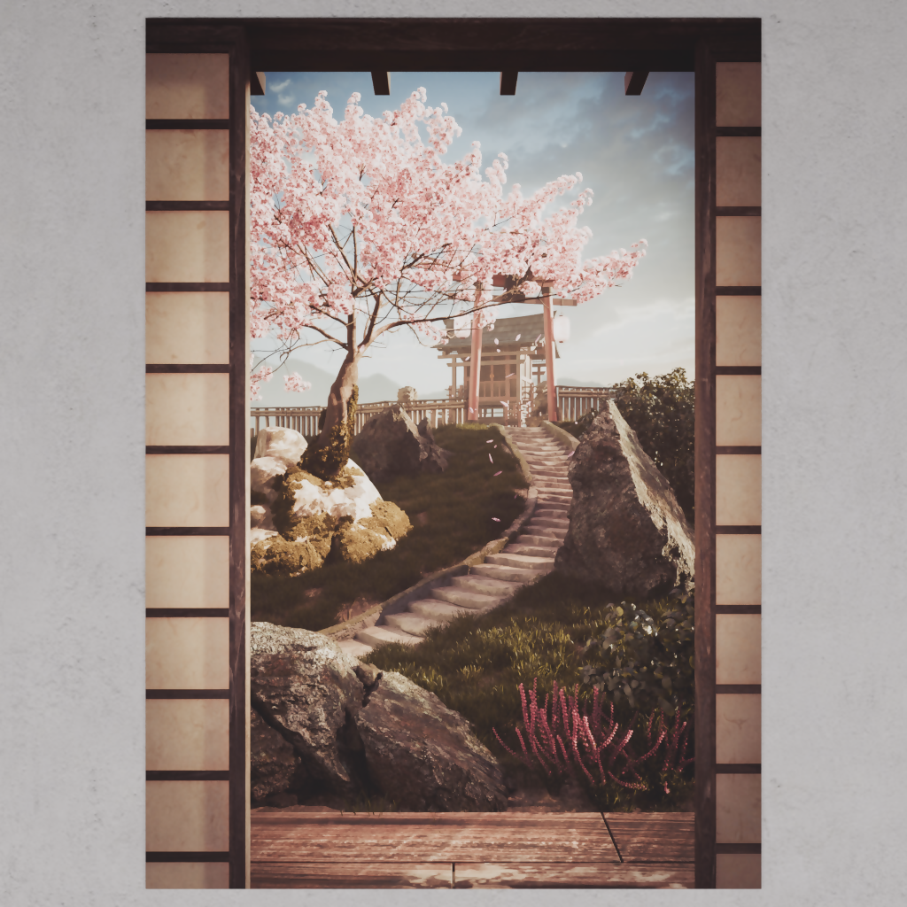 Blossom Staircase Print