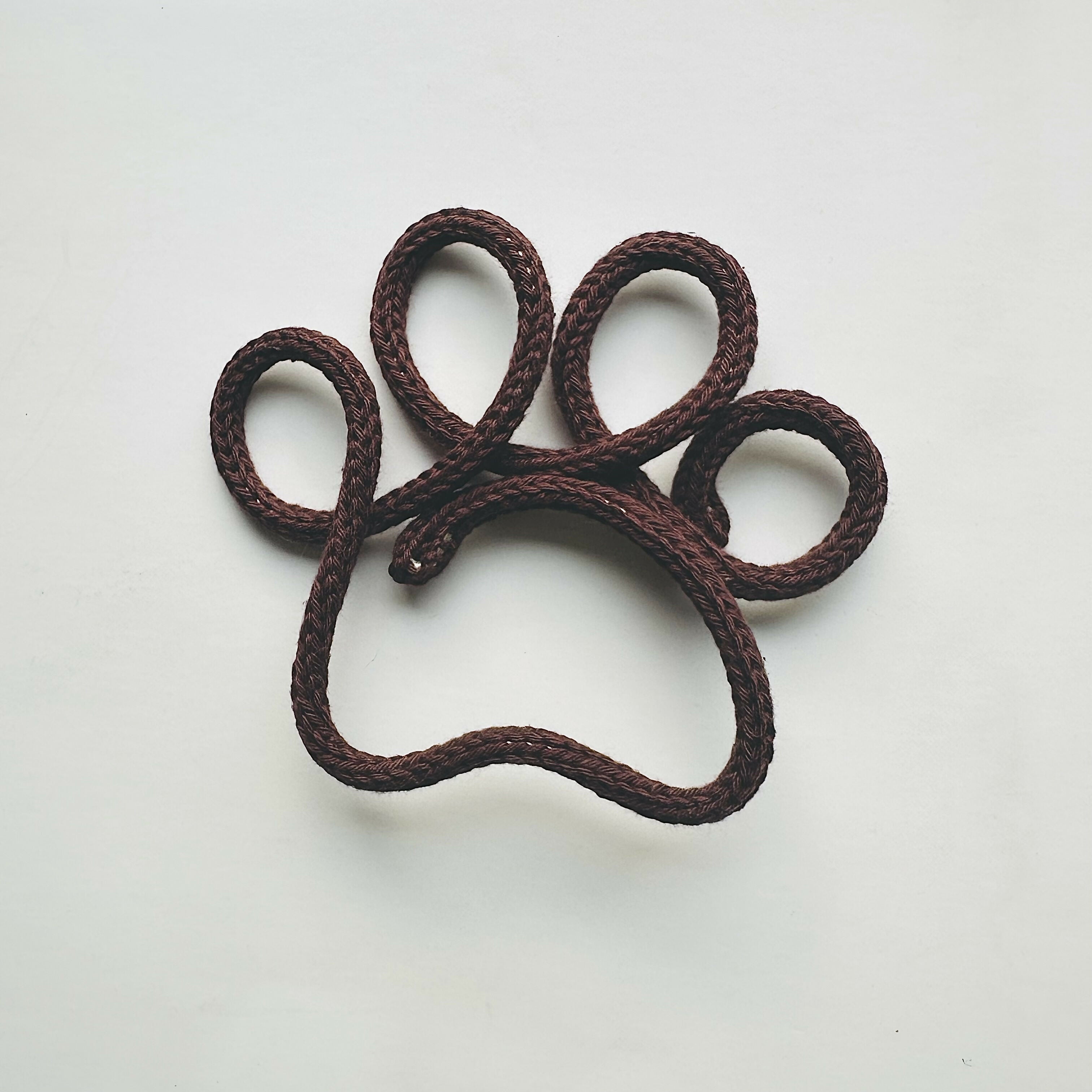 Paw Print Wire Decoration