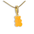 Sugar Coated Gummy Bear Pendant in Tangerine Dream