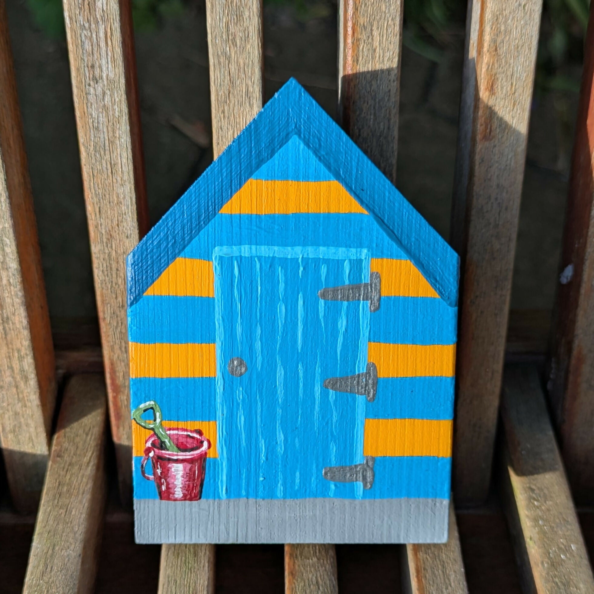 Painted Wooden House - Beach Hut