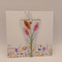 Fused Glass Flower Card