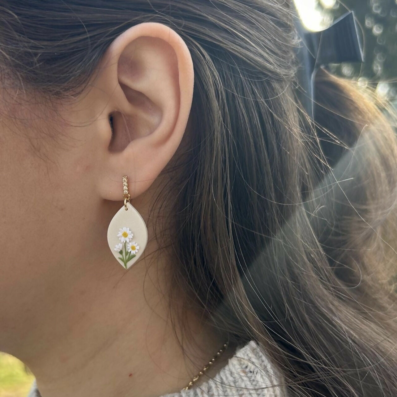 Daisy Flower Earrings