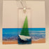 Fused Glass Boat Card
