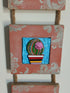 Cactus Three Tier Hanging Clay Picture