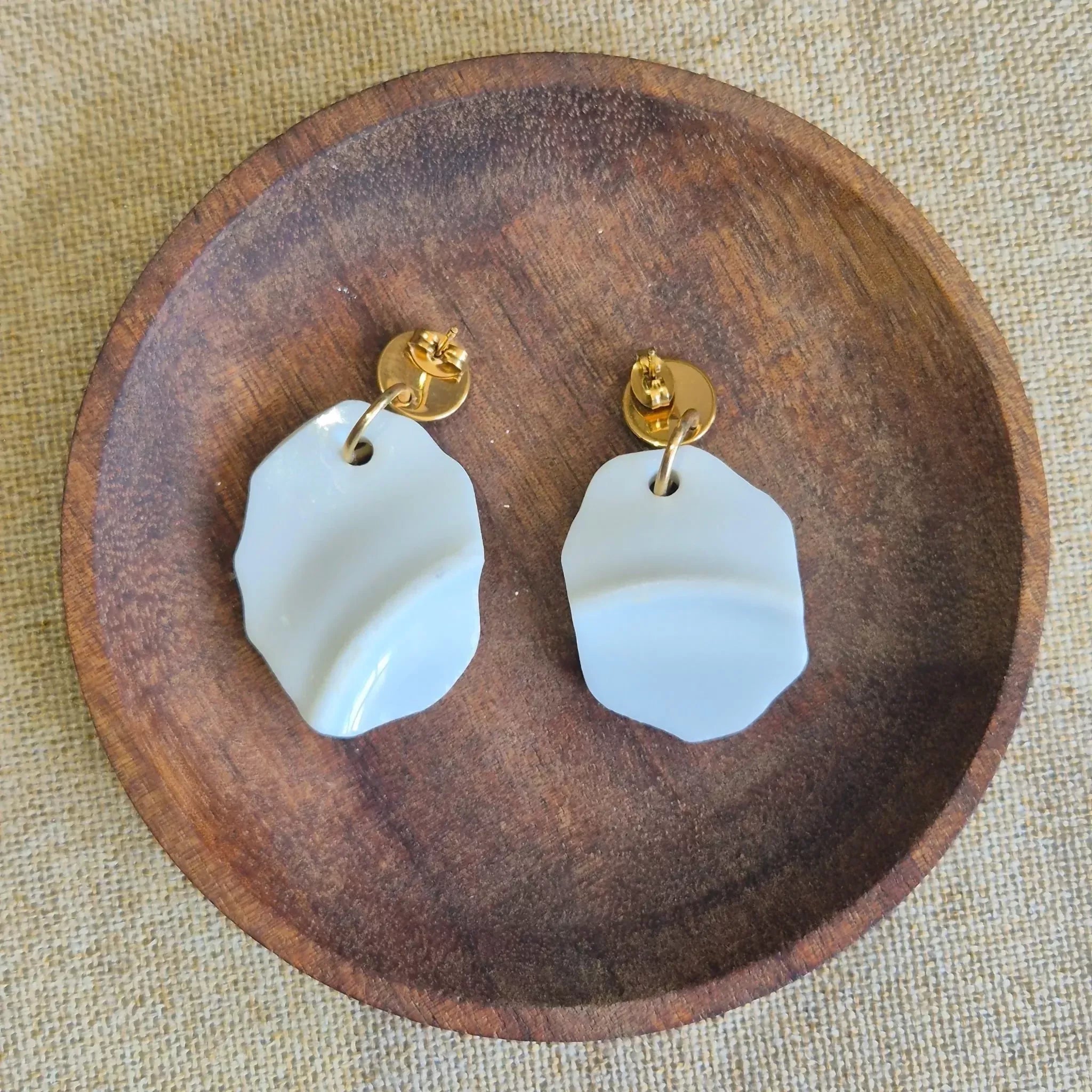 Recycled Ceramic Earring