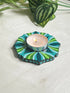 Hand Painted Wooden Tealight Holder