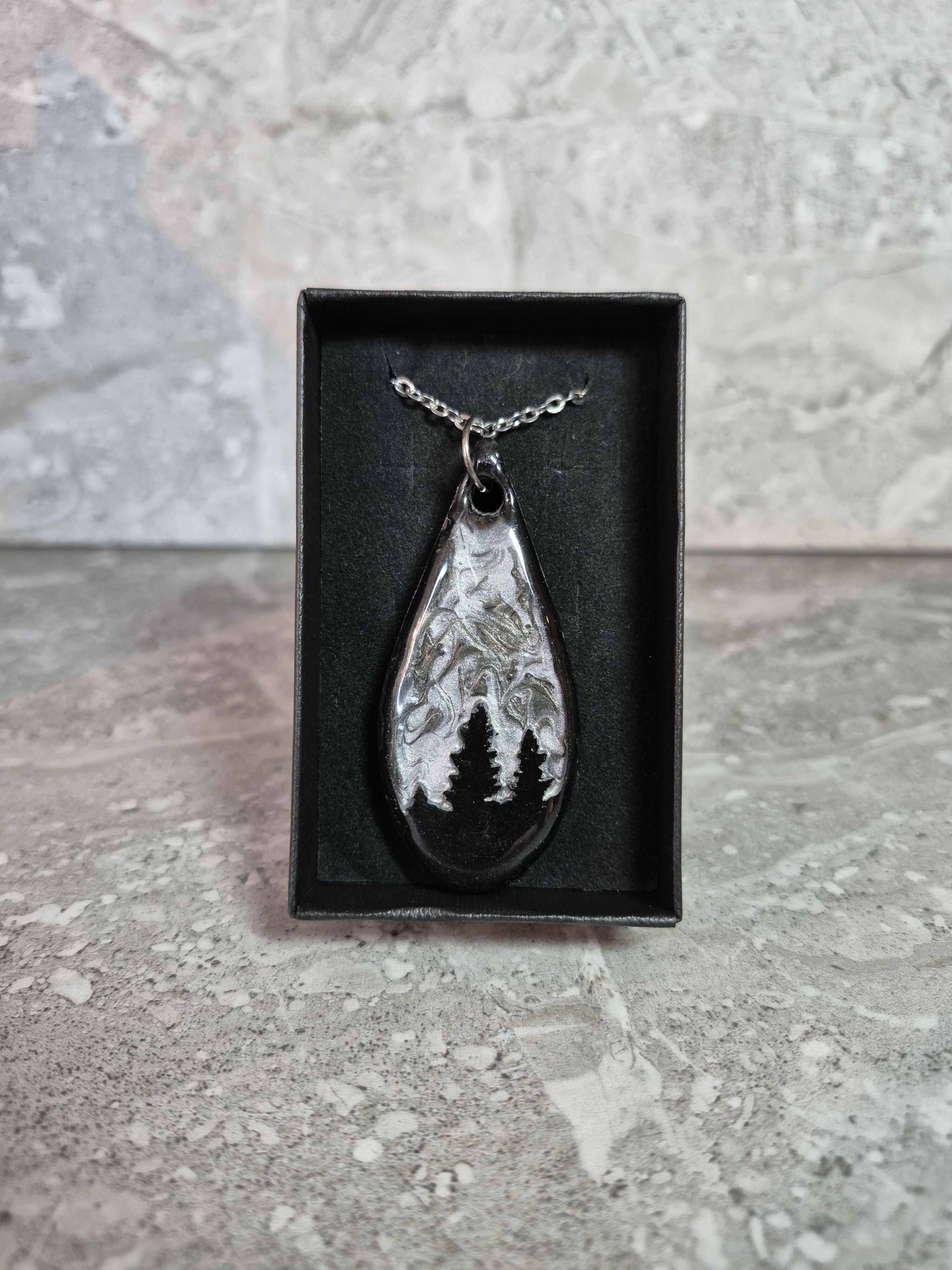 Unique Handcrafted Tear Drop Shaped Pendant