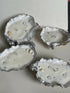 Oyster Shell Candle With Pearls